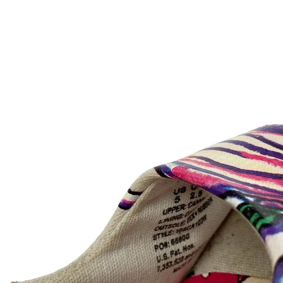 Vintage Y2Kstyle 00sfashion Ed Hardy Wedge Womens Floral 4.5" Inch Heels US Sz 5 - Picture 9 of 9